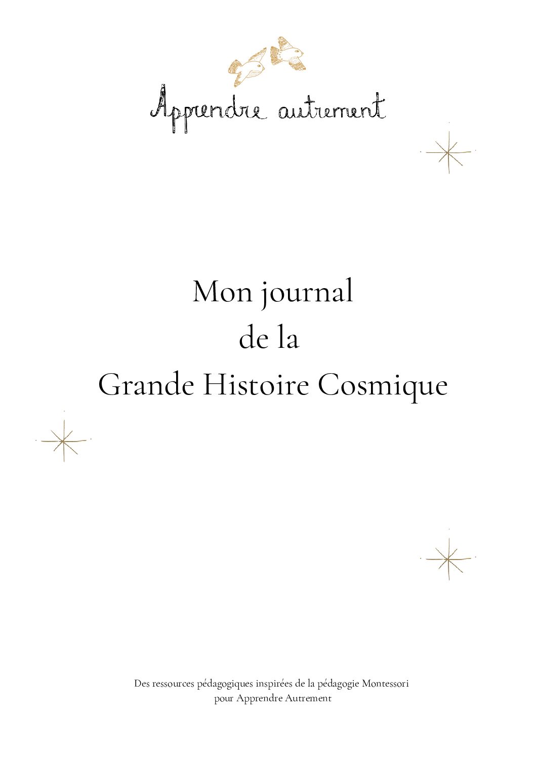 Journal de la grande histoire cosmique