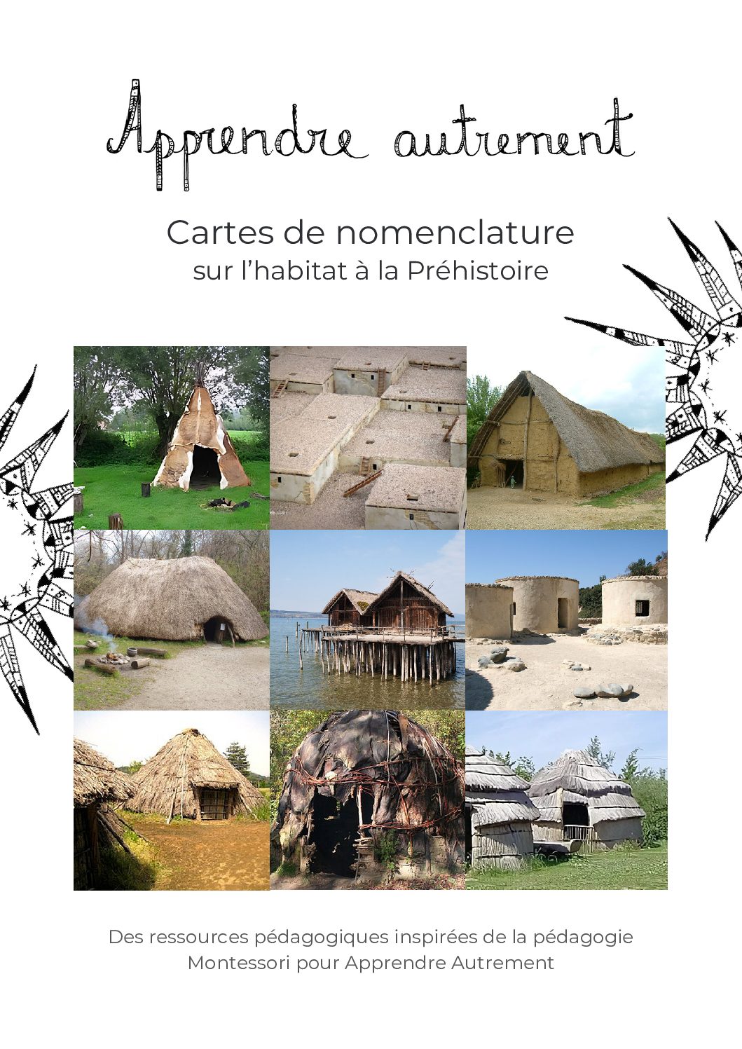 Nomenclature  sur l’habitat à la Préhistoire